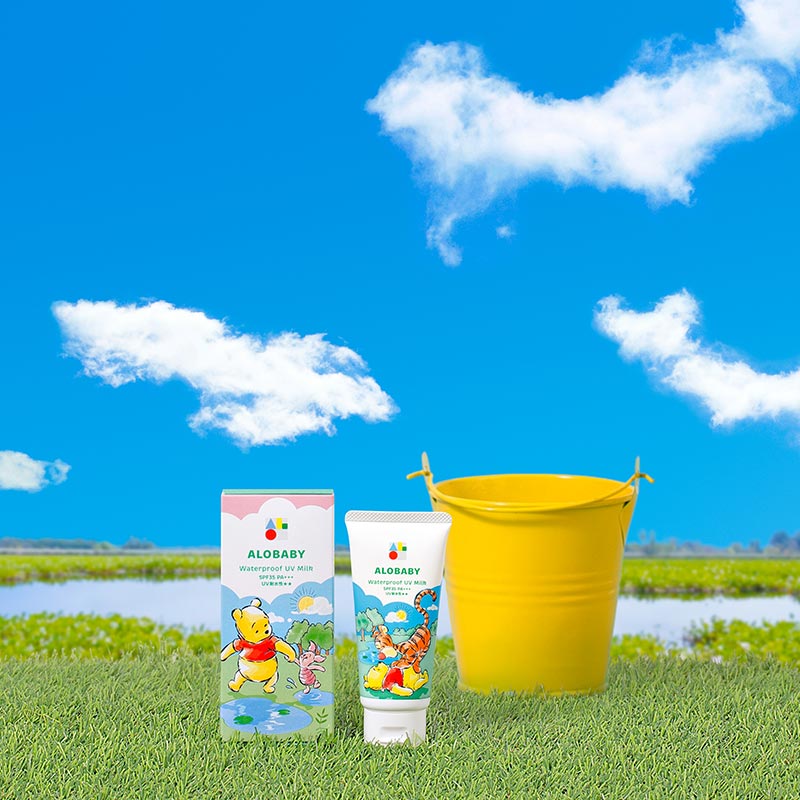 ALOBABY ウォータプルーフ UVミルク 60g プー 0ヵ月~