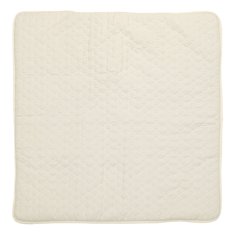 maison baby 丸洗いができるコロンとラグ 120×120×3cm アイボリー アイボリー