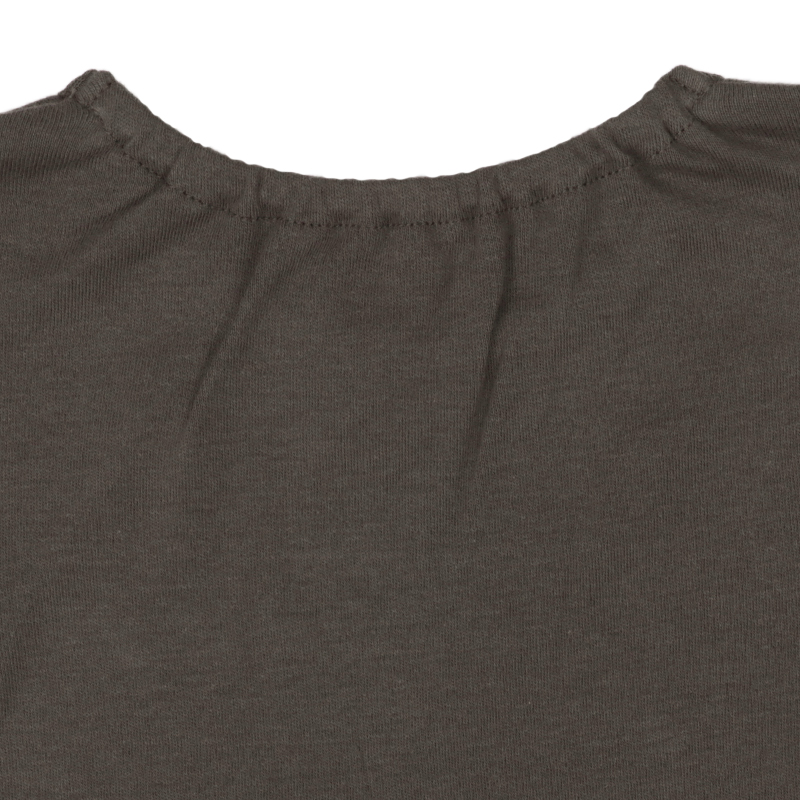 オーバーオール+Tシャツセット チャコールグレー チャコールグレー 60~70cm