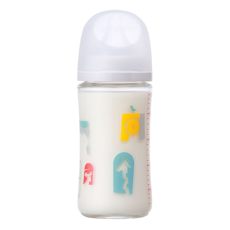 母乳実感 耐熱ガラス 240ml Zoo 240ml