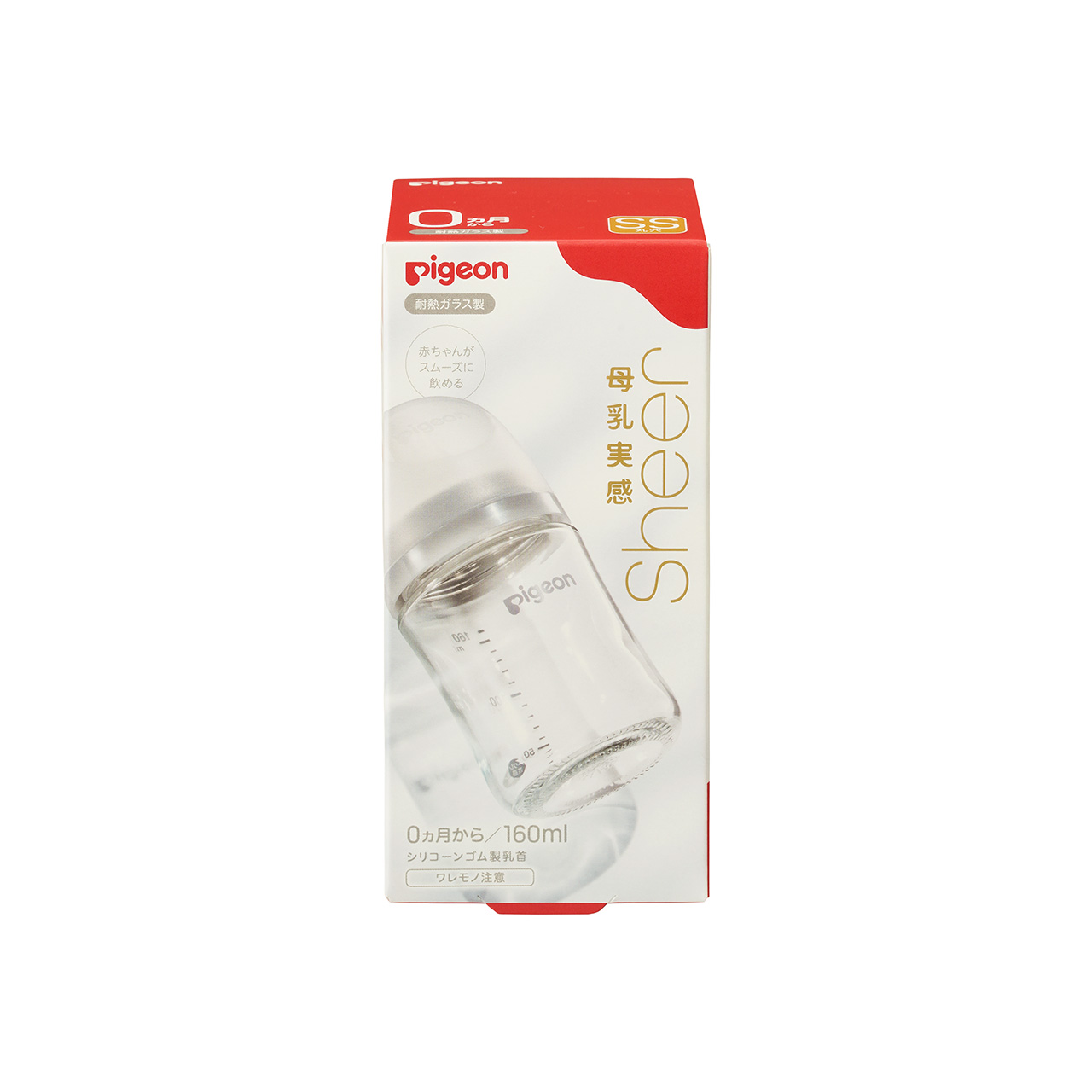 母乳実感 Sheer ガラス 160ml 160ml