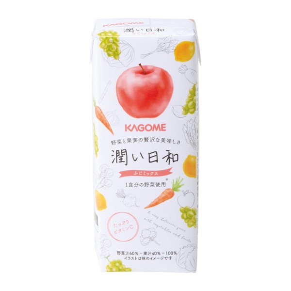 【お急ぎ便対象商品】カゴメ 潤い日和(9本)(お名入れ) (内祝いギフト)