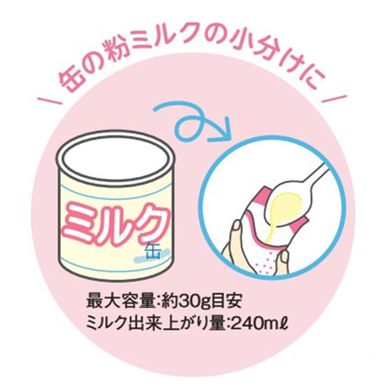 粉ミルク かんたんバッグ 25枚×3個パック