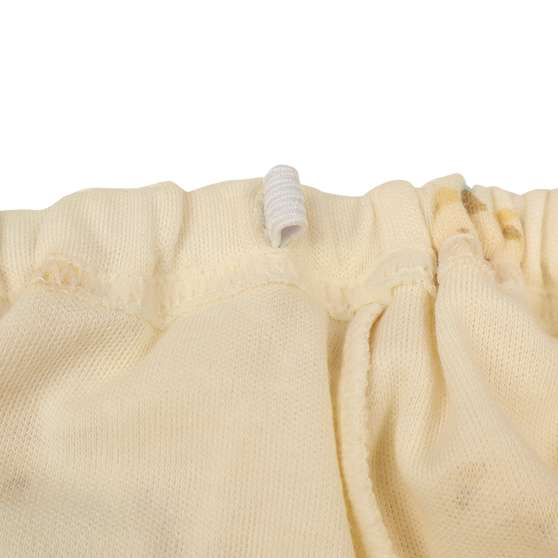 【SALE】3層トレーニングパンツ 2枚組 くま×くるま サックス サックス 100cm