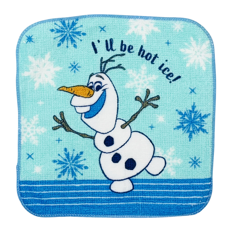 プチタオル5P26 アラウンド アナ雪 16x16cm