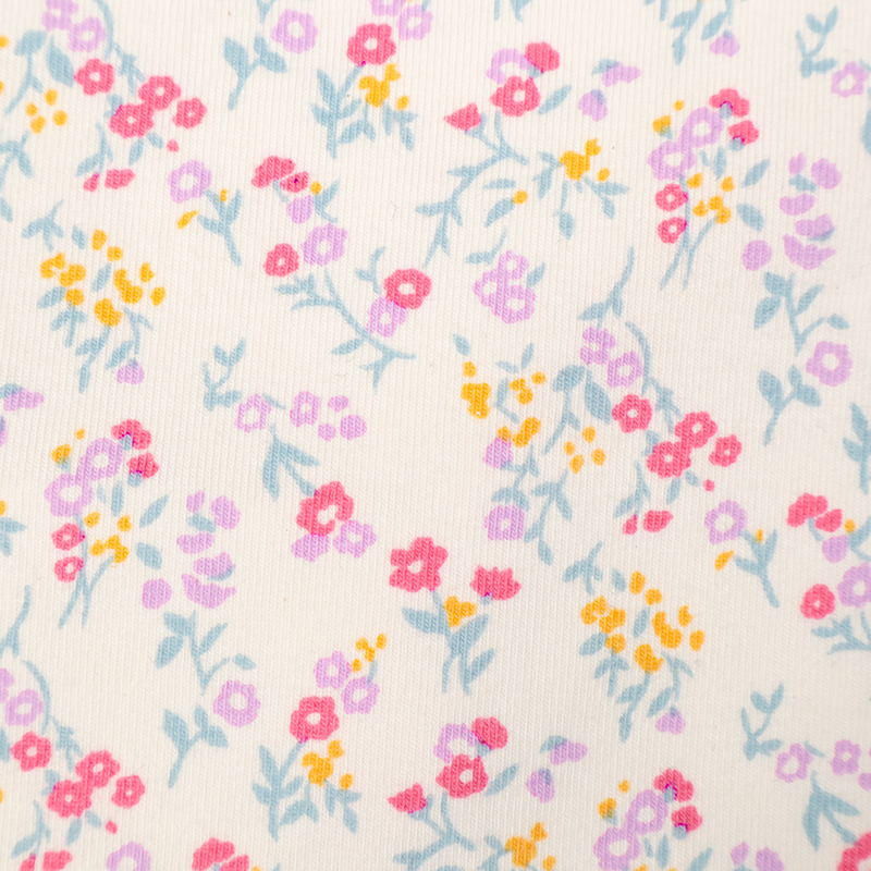 【SALE】ラクラク授乳ハーフトップ花柄(ホックタイプ) ピンク ピンク M