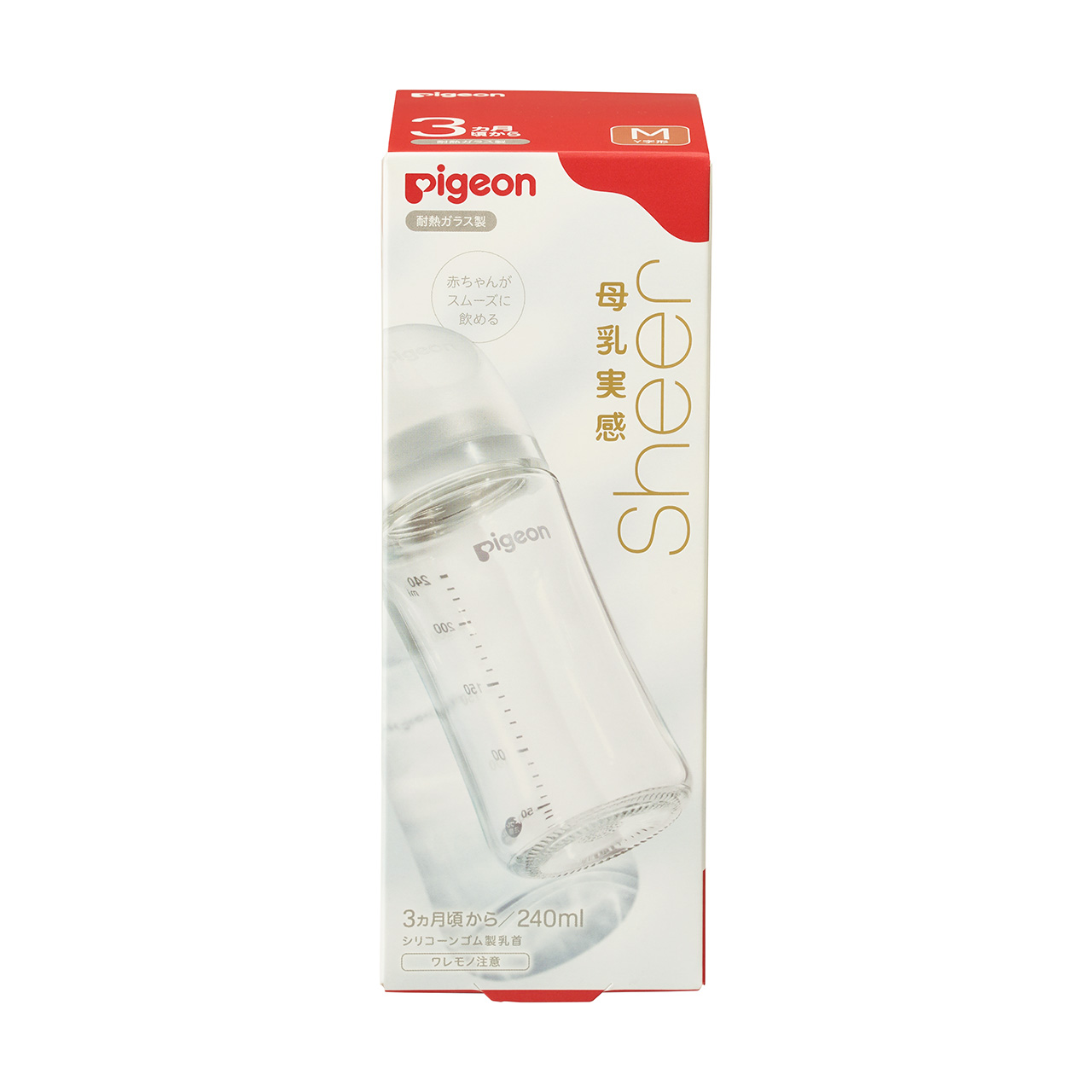 母乳実感 Sheer ガラス 240ml 240ml