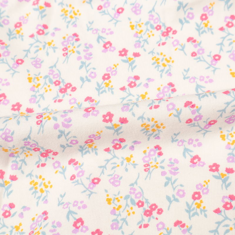 【SALE】ラクラク授乳ハーフトップ花柄(ホックタイプ) ピンク ピンク M