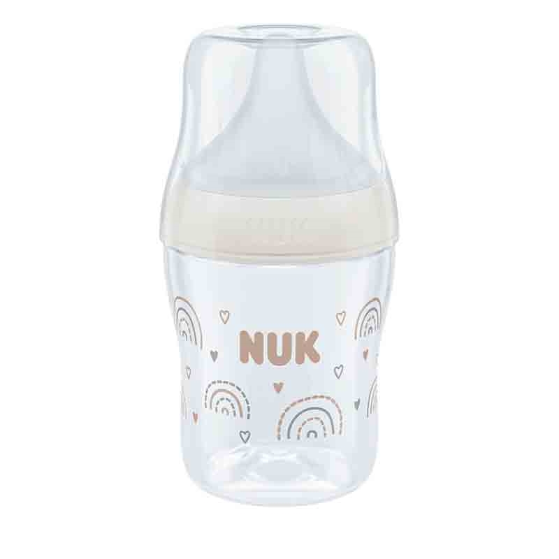 パーフェクトマッチ ほ乳びん プラスチック製 150ml レインボー 適温目盛り付き 150ml
