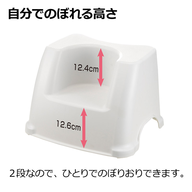 トイレサポートステップ ホワイト