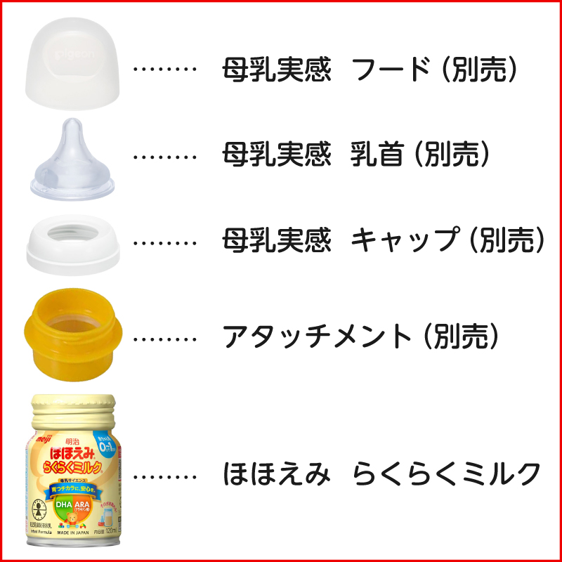 ほほえみ らくらくミルク 120ml