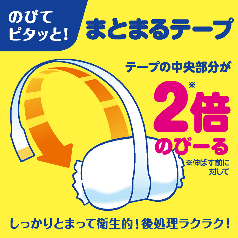 のびてピタッと!まとまるテープ