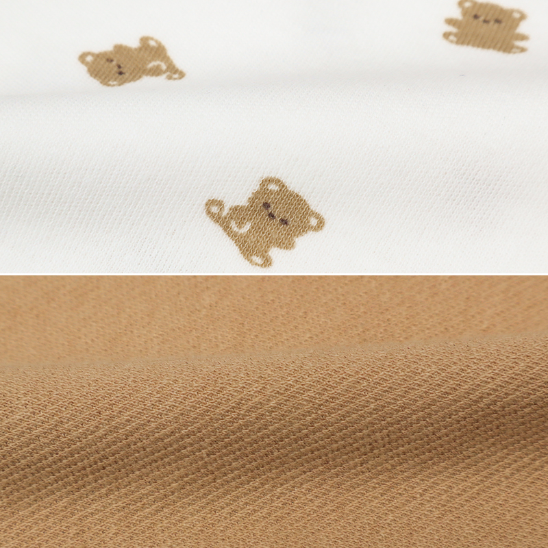 オーバーオール+Tシャツセット ブラウン ブラウン 60~70cm