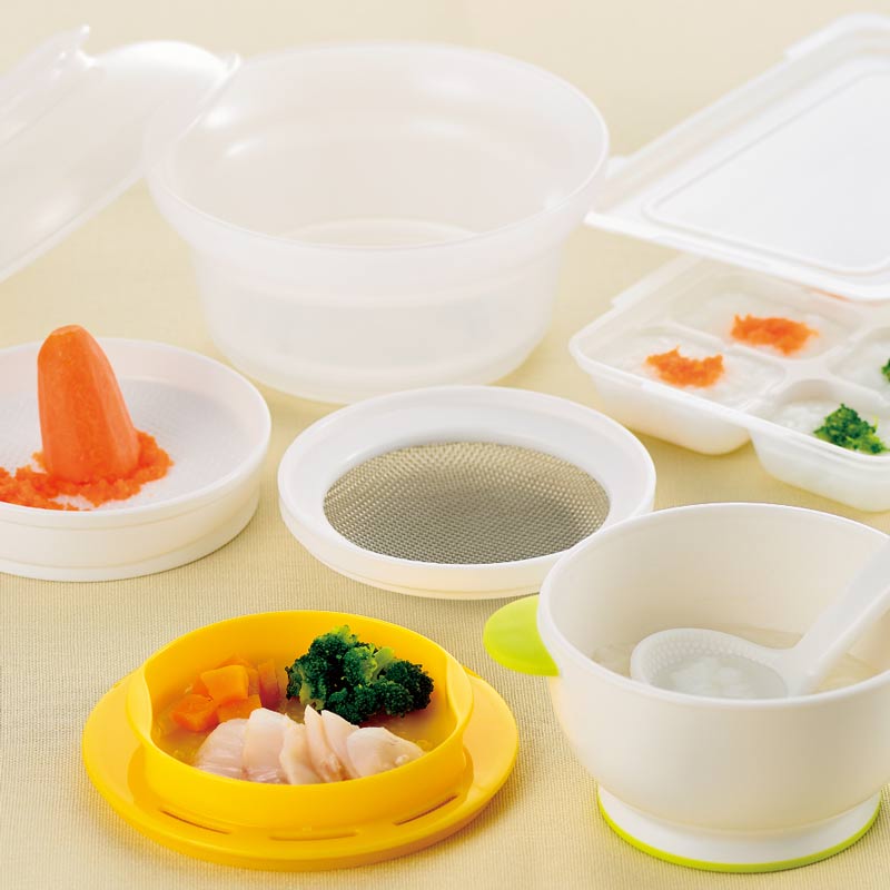 おかゆと一緒におかずが作れる 離乳食調理セット R