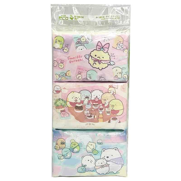 6P ティッシュ すみっコぐらし