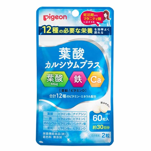葉酸 カルシウムプラス 60粒