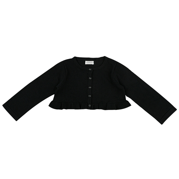 【SALE】[キッズ]ニットボレロ　ブラック ブラック 110cm