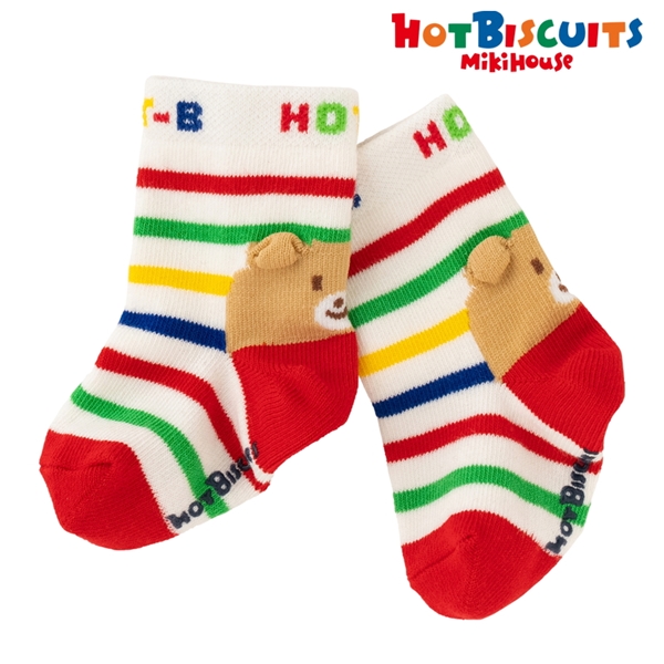 ｢ユニセックス｣　ソックス　[ミキハウス　ホットビスケッツ] マルチ 11~13cm