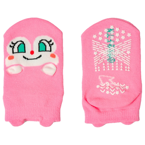 [ベビー]アンパンマンベビーソックス　パペット　ピンク ピンク 9~14cm