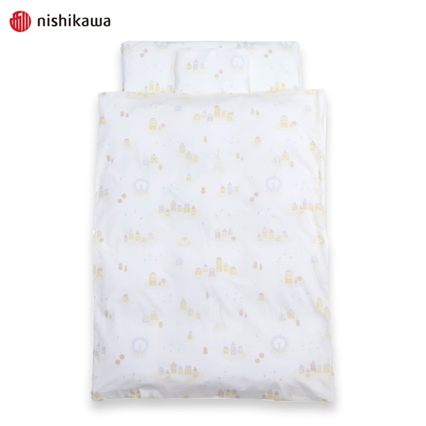 【SALE】[ミニサイズ]ベビーミニ羽毛ふとん7点セット 森のおうち アイボリー ミニ