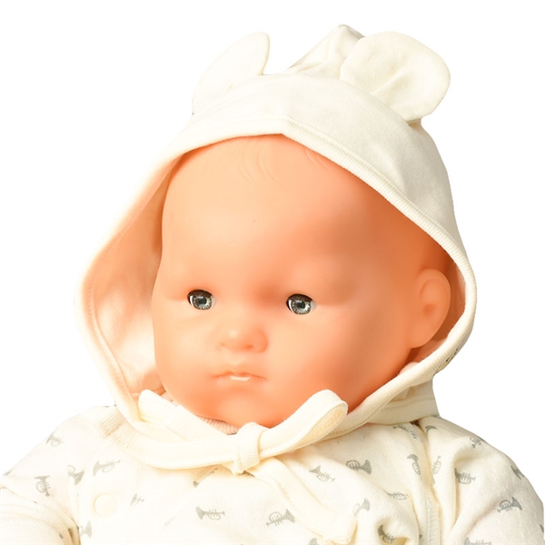 新生児帽子 クラシックプー ボンネット オフホワイト オフホワイト 40~44cm