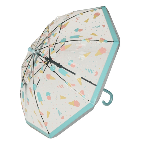 [35～45cm]フチまる傘ビニール　アイス サックス サックス 35cm