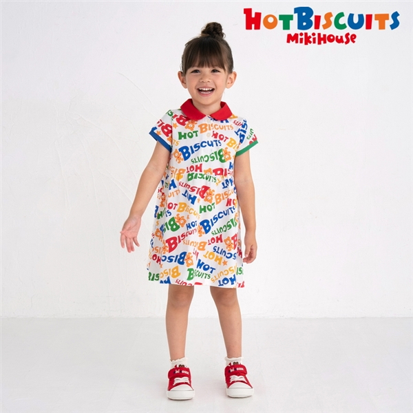 【SALE】[ベビー]ワンピース　マルチ　[ミキハウス　ホットビスケッツ] 80cm