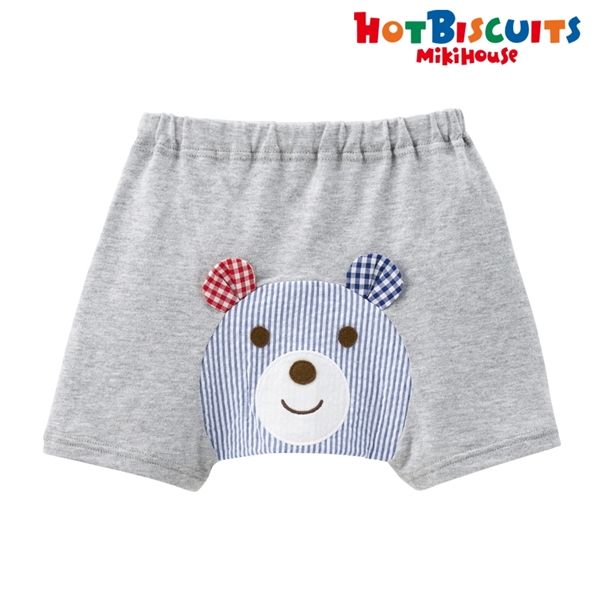 【SALE】[ベビー]ベビーパンツ　グレー　[ミキハウス　ホットビスケッツ] グレー 70cm