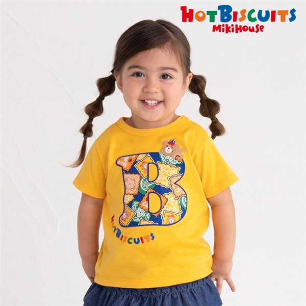 【SALE】[キッズ]Ｔシャツ　イエロー　[ミキハウス　ホットビスケッツ] イエロー 100cm