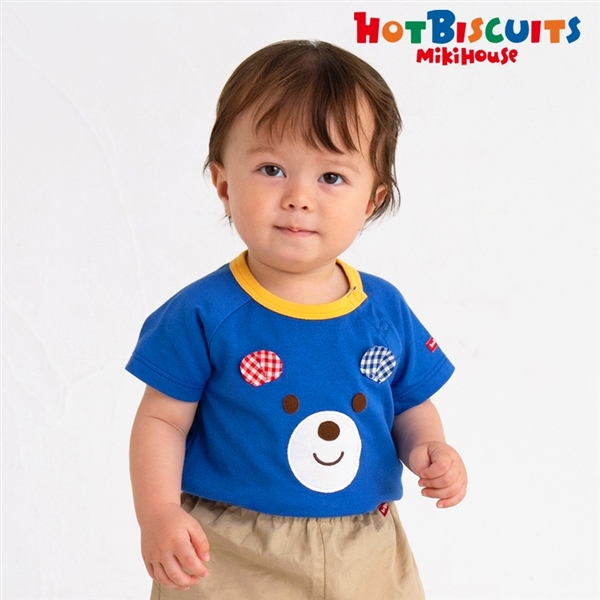 【SALE】[ベビー]Ｔシャツ　ロイヤルブルー　[ミキハウス　ホットビスケッツ] ロイヤルブルー 70cm