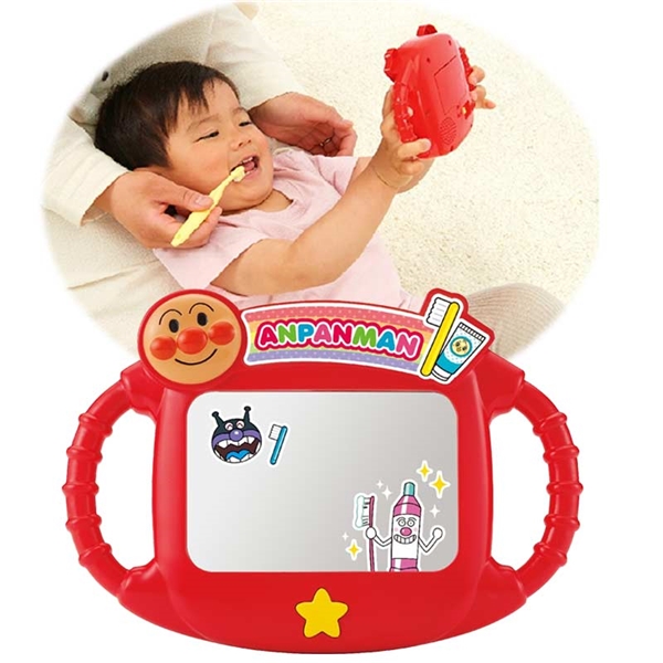 おやこでシャカシャカ アンパンマン ピカピカはみがきミラー