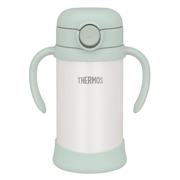 ◆[350ml]まほうびんの ベビー ストローマグ FJT-350 グリーン 350ml