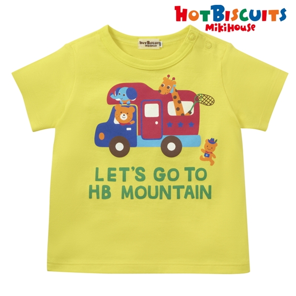 【SALE】[ベビー]Ｔシャツ　イエロー　[ミキハウス　ホットビスケッツ] イエロー 80cm