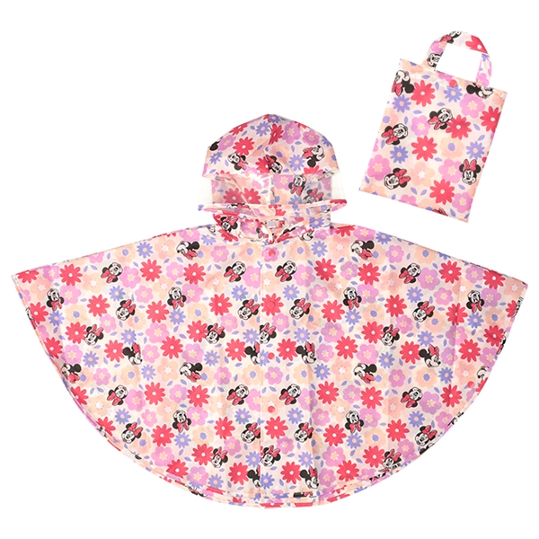 レインポンチョ　ミニー ピンク ピンク 80~95cm