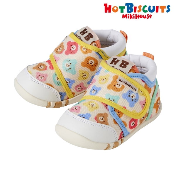 [11.5～13.5cm] ベビーシューズ ホワイト　[ミキハウス　ホットビスケッツ] ホワイト 11.5cm