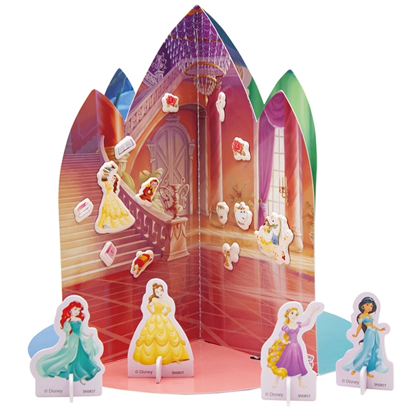 ディズニープリンセス　ぷにっとシールハウス