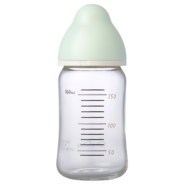 マルチフィット 広口タイプ 耐熱ガラス製 ほ乳瓶 160ml 160ml