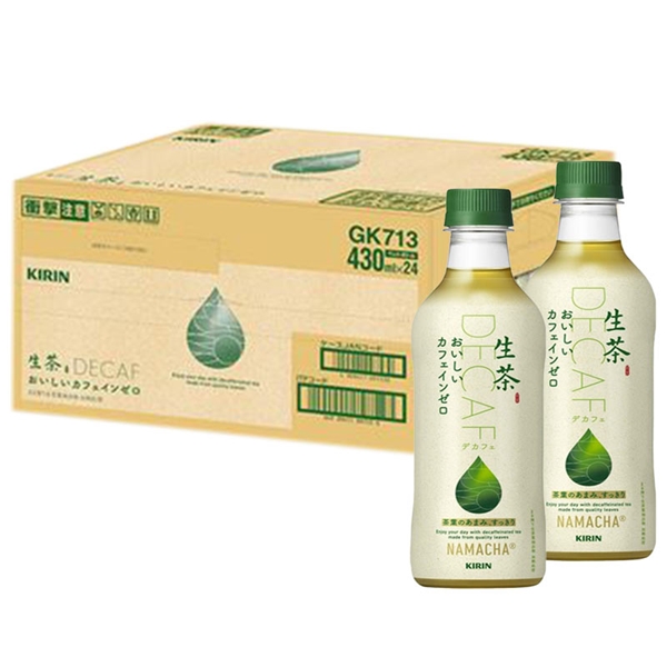 [ケース販売]生茶 おいしいカフェインゼロ 430ml×24本