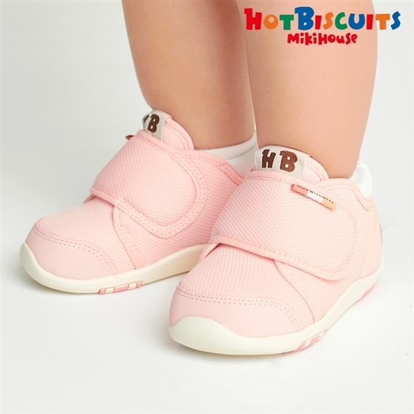 [14.0～15.0cm] セカンドベビーシューズ ピンク　[ミキハウス　ホットビスケッツ] ピンク 14.0cm