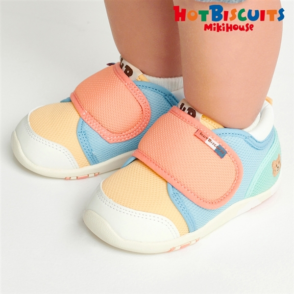 [14.0～15.0cm] セカンドベビーシューズ マルチカラー　[ミキハウス　ホットビスケッツ] マルチカラー 14.0cm