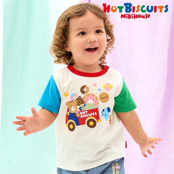 [ベビー] Ｔシャツ マルチカラー　[ミキハウス　ホットビスケッツ] マルチカラー 80cm