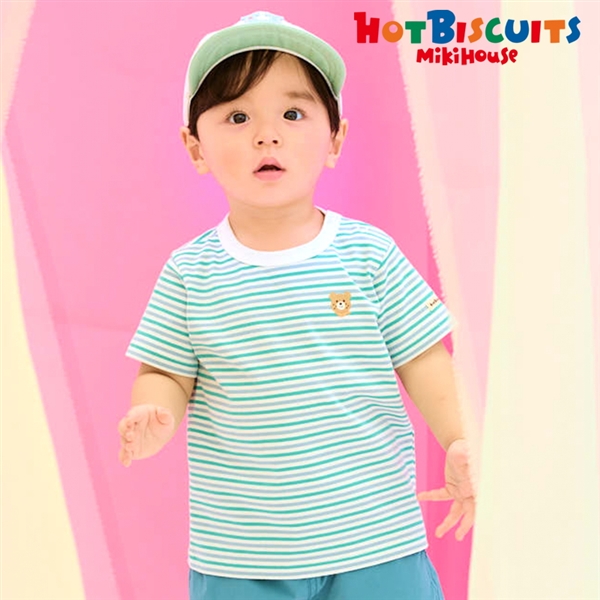 [ベビー] Ｔシャツ グリーン　[ミキハウス　ホットビスケッツ] グリーン 70cm