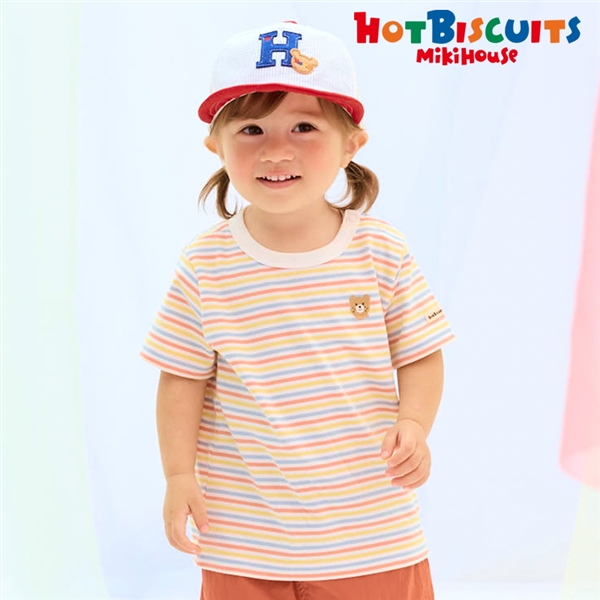 【SALE】[ベビー] Ｔシャツ マルチカラー　[ミキハウス　ホットビスケッツ] マルチカラー 80cm