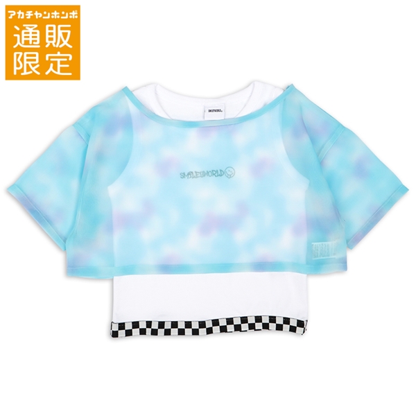 【SALE】【通販限定】[ジュニア]Ｔシャツタンクトップセット　スマイリーワールド　サックス サックス 140cm