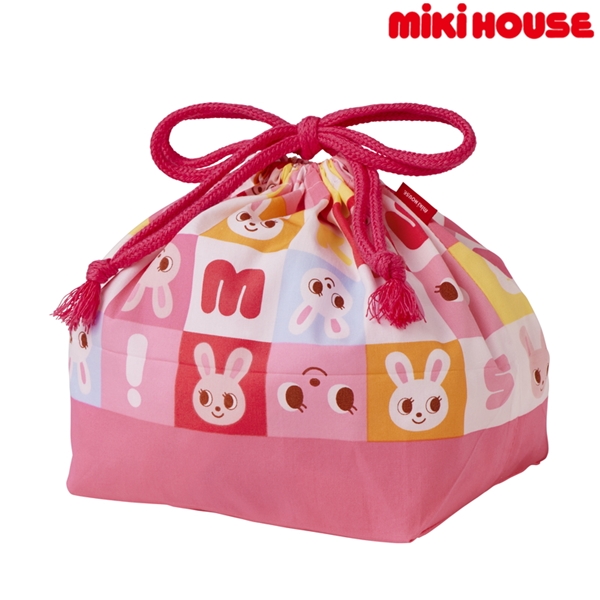 ランチバッグ ピンク　[ミキハウス　ホットビスケッツ] ピンク