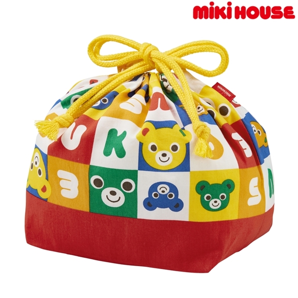 ランチバッグ マルチカラー　[ミキハウス　ホットビスケッツ]