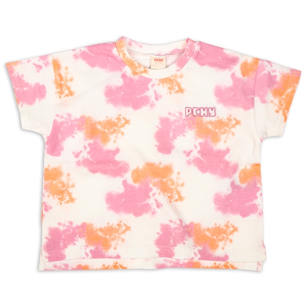 【SALE】[キッズ]タイダイ風半袖ＴシャツＰＣＨＹ　ピンク ピンク 100cm