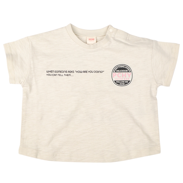 【SALE】[ベビー]バックプリント半袖ＴシャツＰＣＨＹ　アイボリー アイボリー 90cm