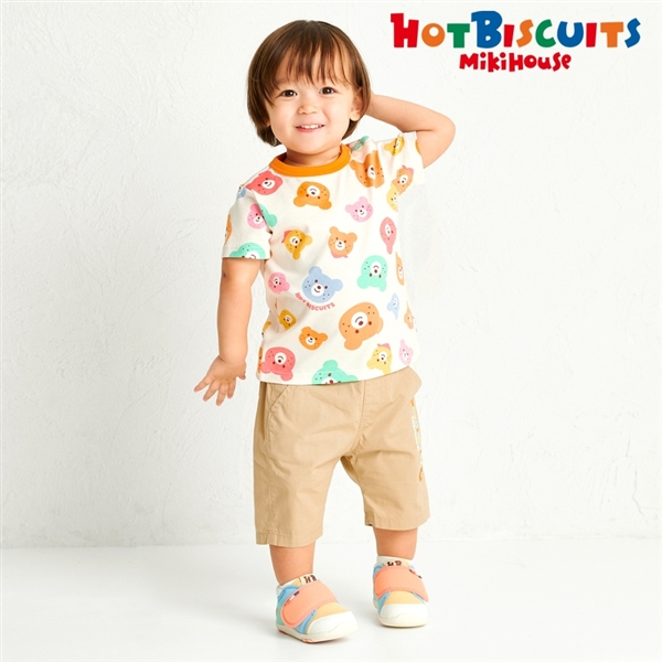 [キッズ] Ｔシャツ マルチカラー　[ミキハウス　ホットビスケッツ] 100cm