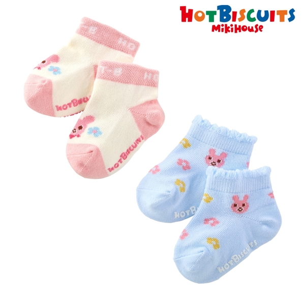 [キッズ] ローカットソックスパック ピンク　[ミキハウス　ホットビスケッツ] ピンク 15~17cm